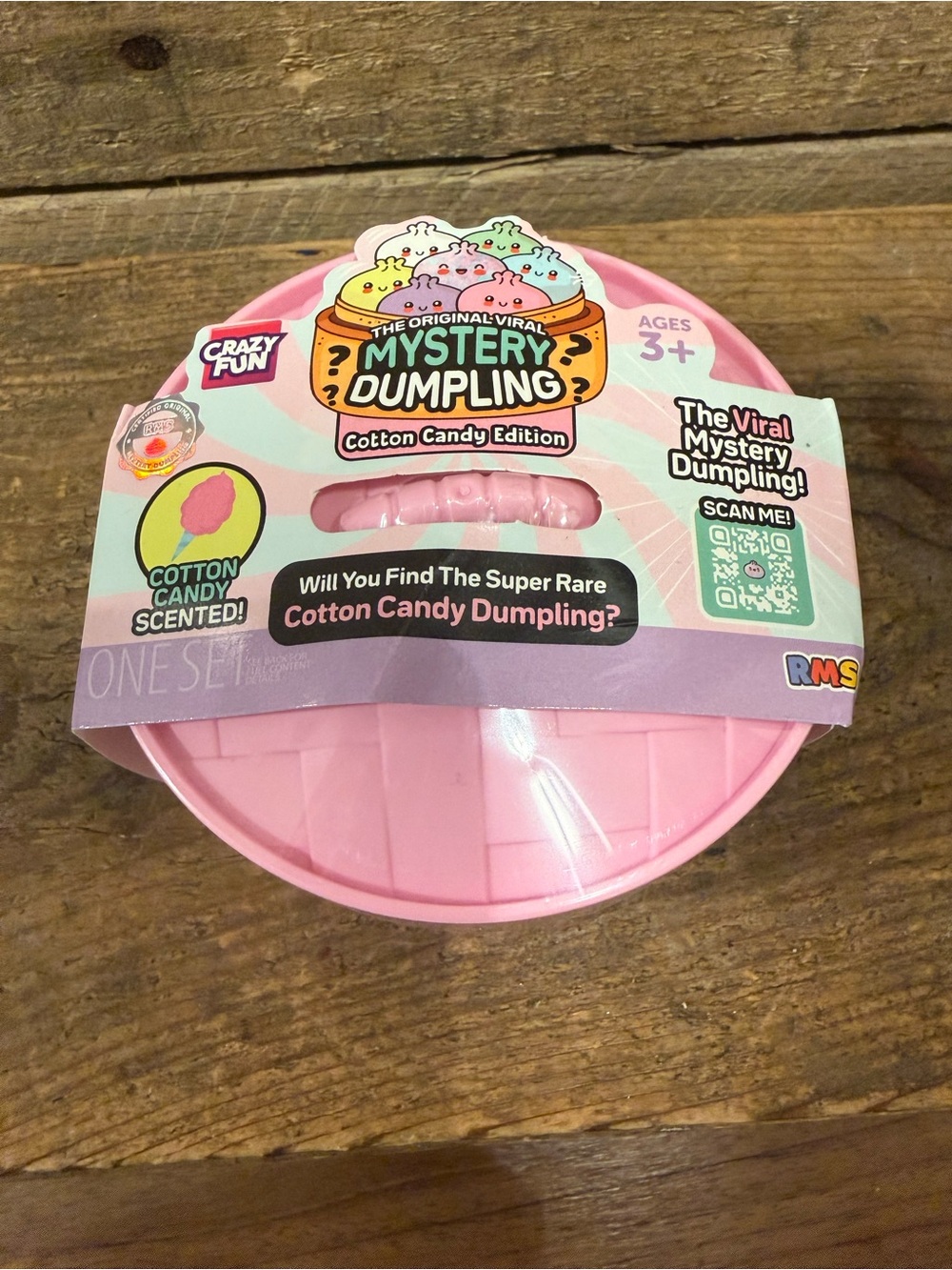 Mystery Dumpling Cotton Candy Edition Kids Surprise Toy - Pink